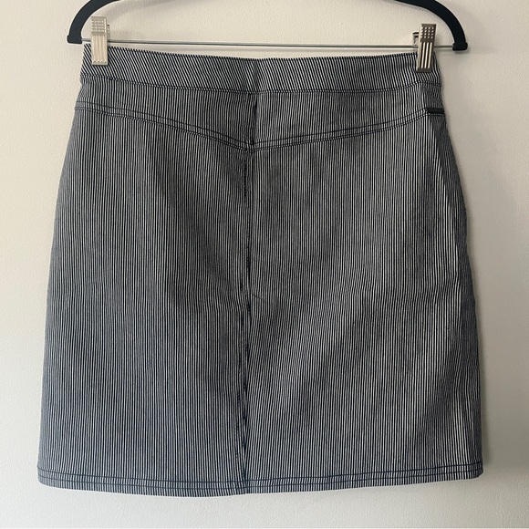 Prana Kara indigo stripe mini skirt‎ Women’s Size 2 - Picture 6 of 10